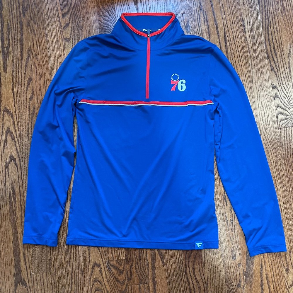 Philadelphia 76ers Performance Quarter Zip - Men’s Small/Boy's Large